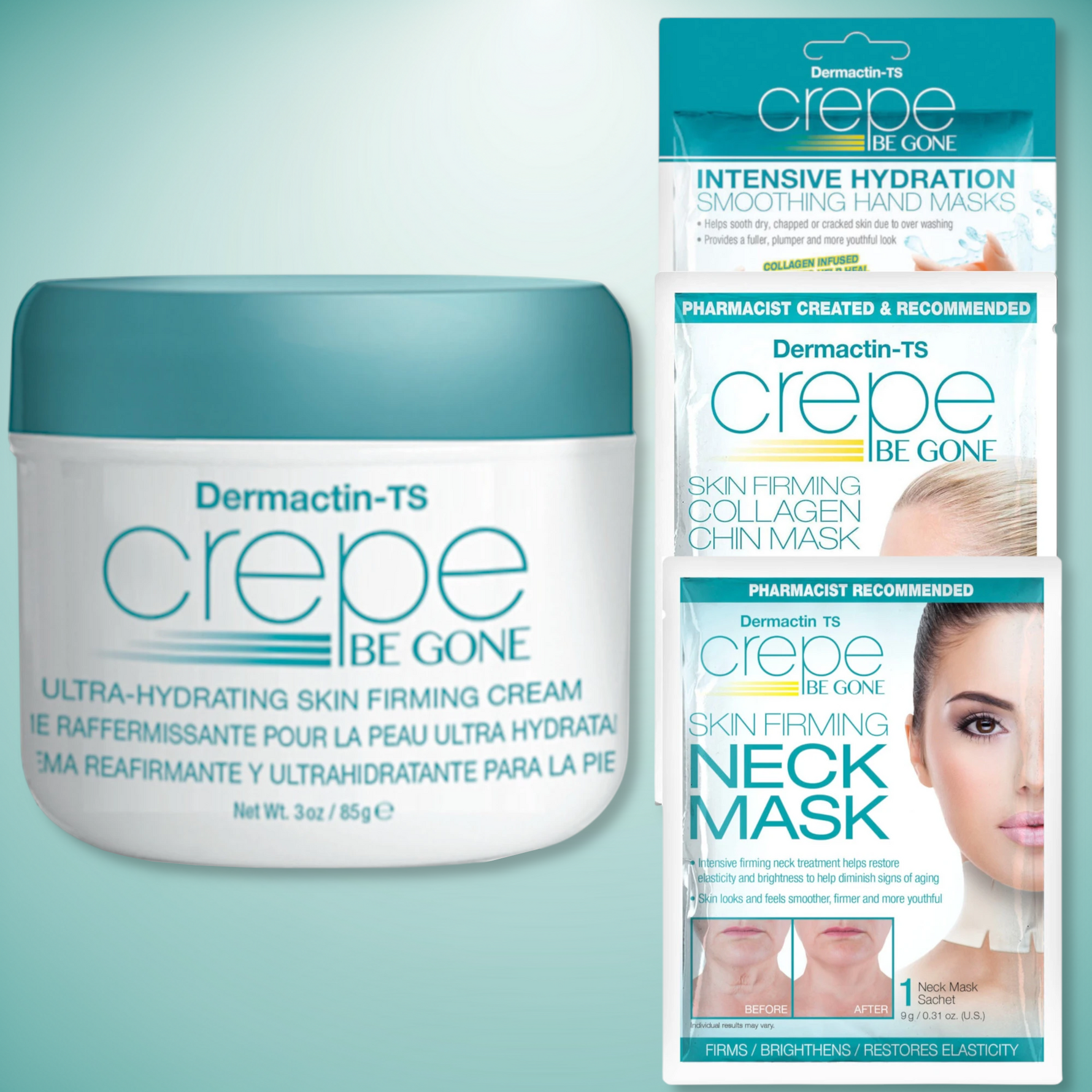 Crepe Be Gone Body Souffle 3 oz. and Skin Mask Collection, 4-PC Set