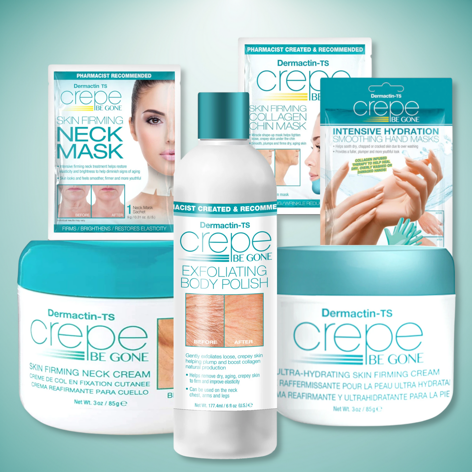 Crepe Be Gone Ultimate Crepe Skin Solution Collection - 6-PC Set
